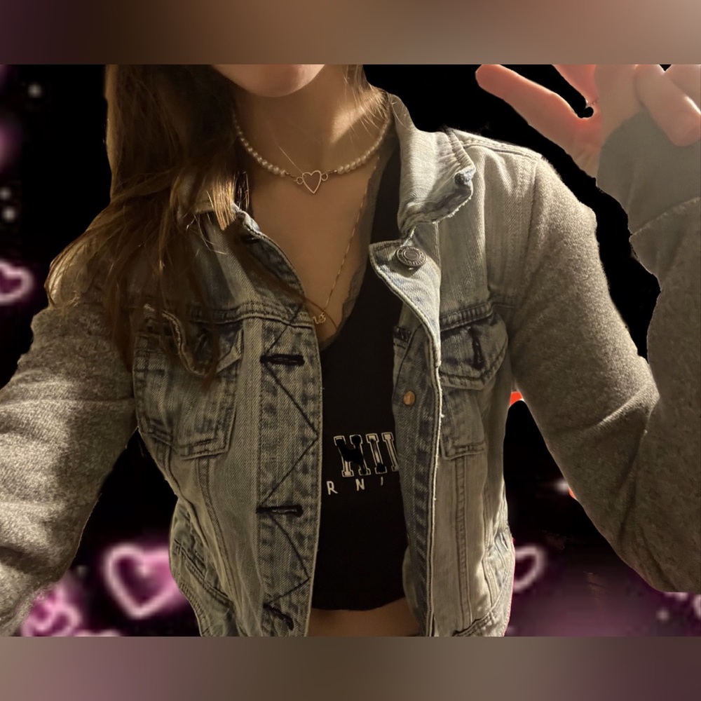 Grunge American Eagle Denim Jacket ^o^